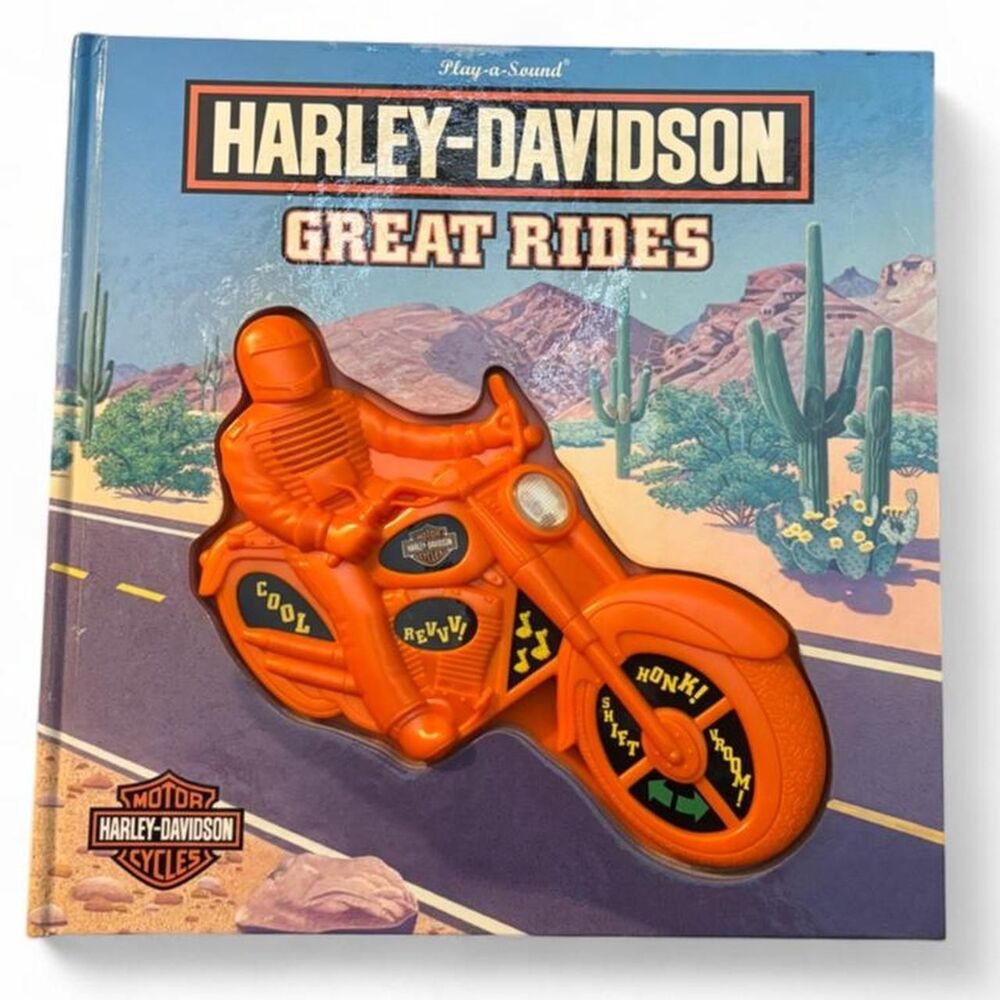 Vintage 2002 Harley-Davidson Great Rides Play-A-Sound Book - Tested & Working
